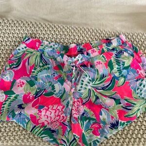Lilly Pulitzer Vibrant Floral Athletic Shorts